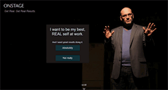 Desktop Screenshot of onstageleadership.com